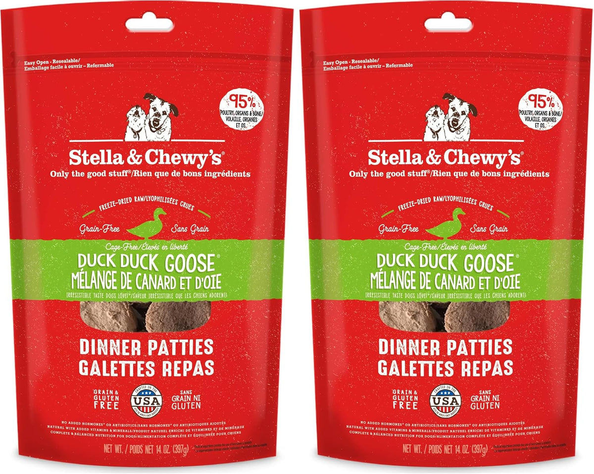Stella & Chewy’s Freeze Dried Raw Dinner Patties – Grain Free Dog Food, Protein Rich Stella’s Super Beef Recipe – 5.5 oz