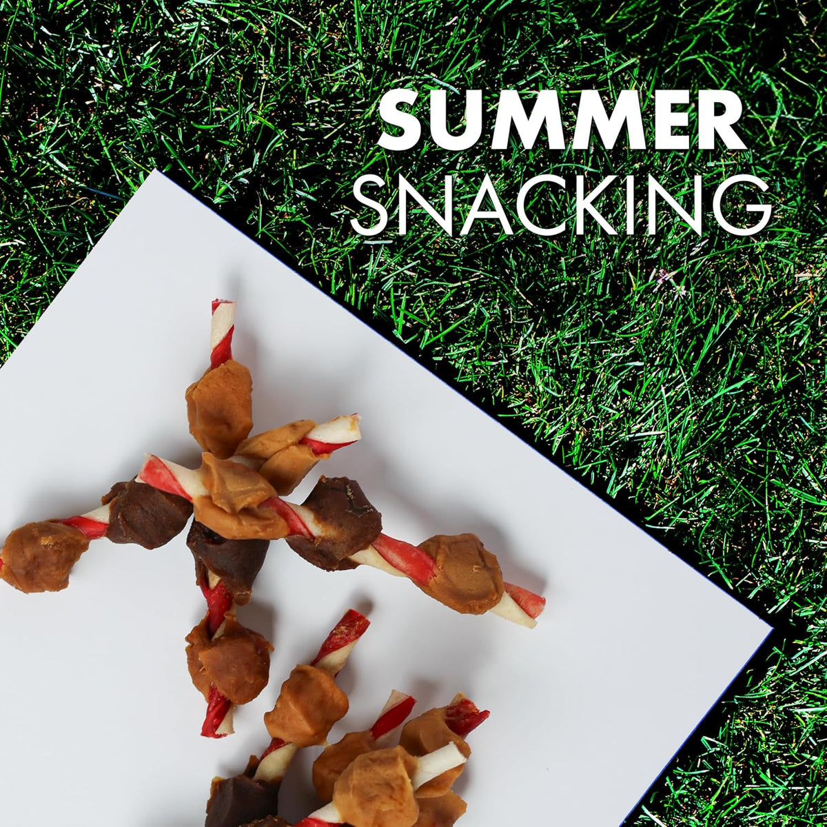 Pur Luv Dog Treats, K9 Kabobs Made with Real Chicken, Duck, and Sweet Potato, 12 Ounces, Dog Snacks, Healthy, Easily Digestible, Long-Lasting, High Protein Treat, Satisfies Urge to Chew