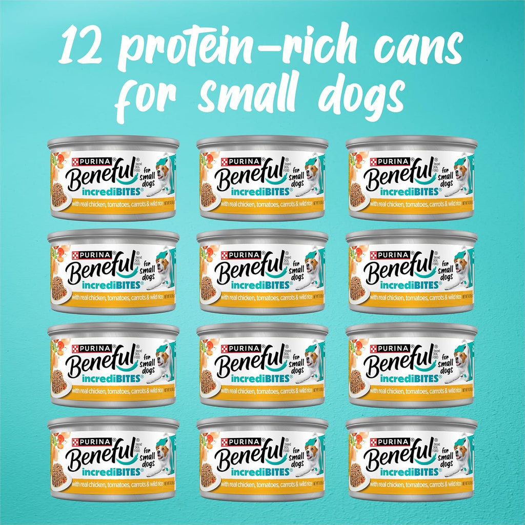 Purina Beneful Small Breed Wet Dog Food Variety Pack, (30) 3 oz Cans