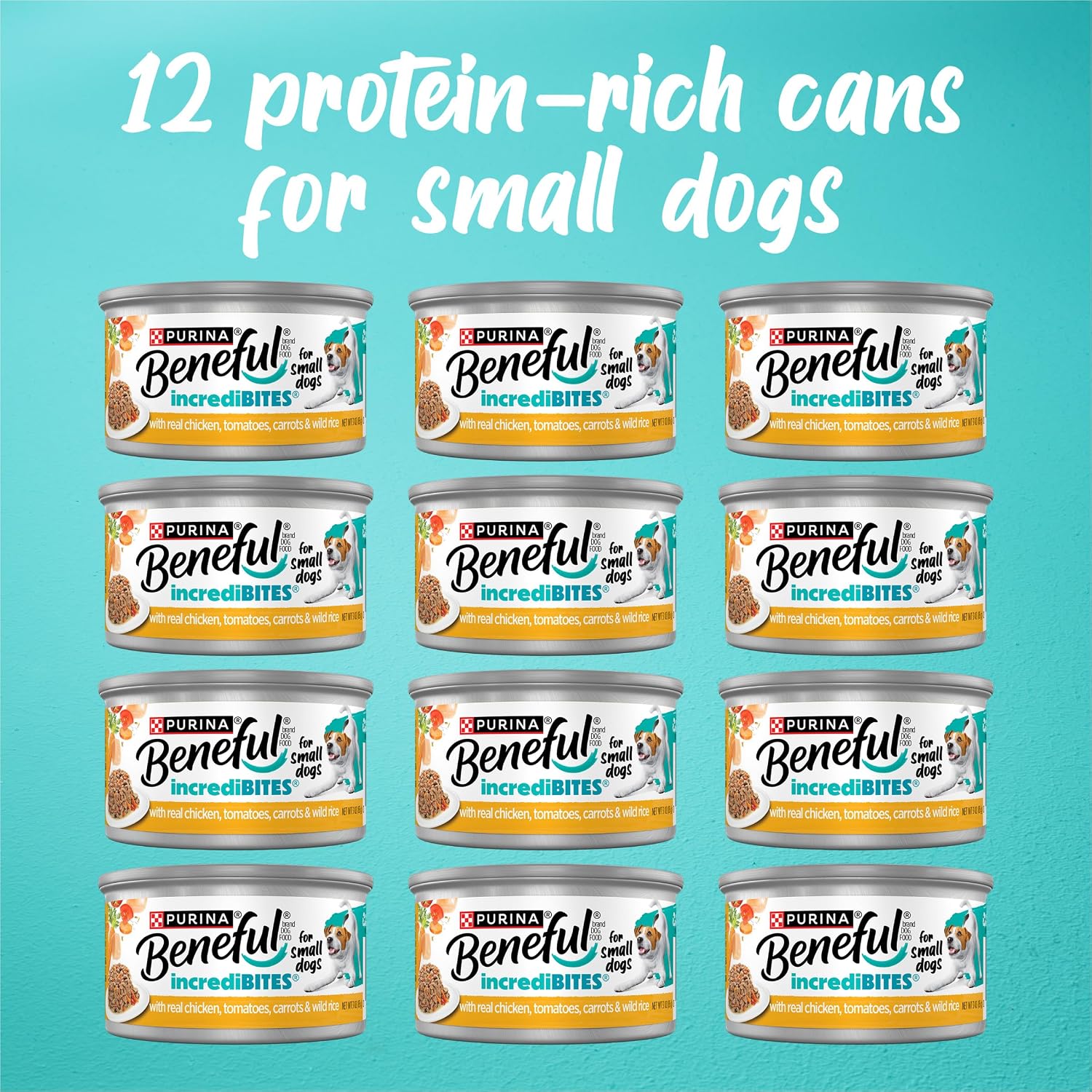 Purina Beneful Small Breed Wet Dog Food Variety Pack, (30) 3 oz Cans