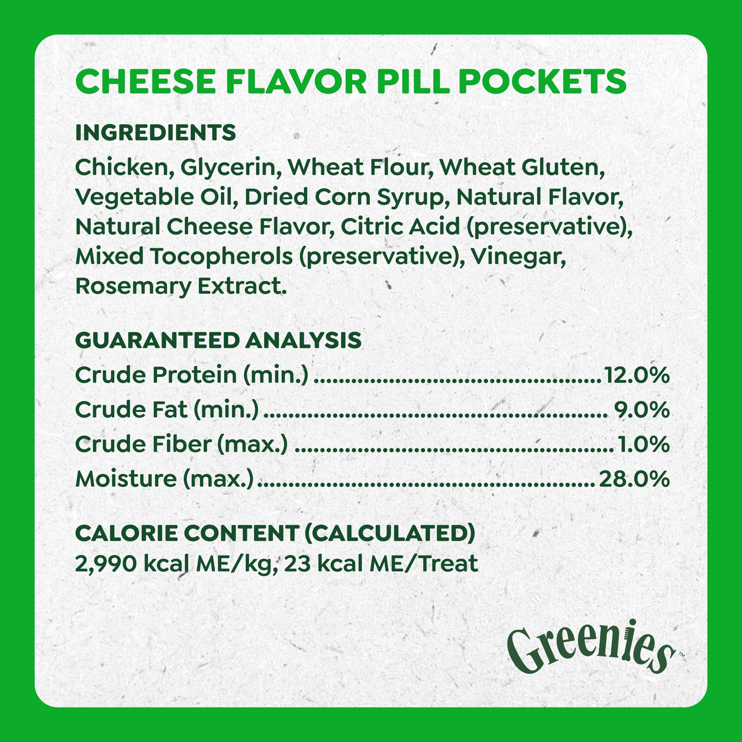 Greenies Pill Pockets Large Size Dog Treats, Peanut Butter, 15.8 oz