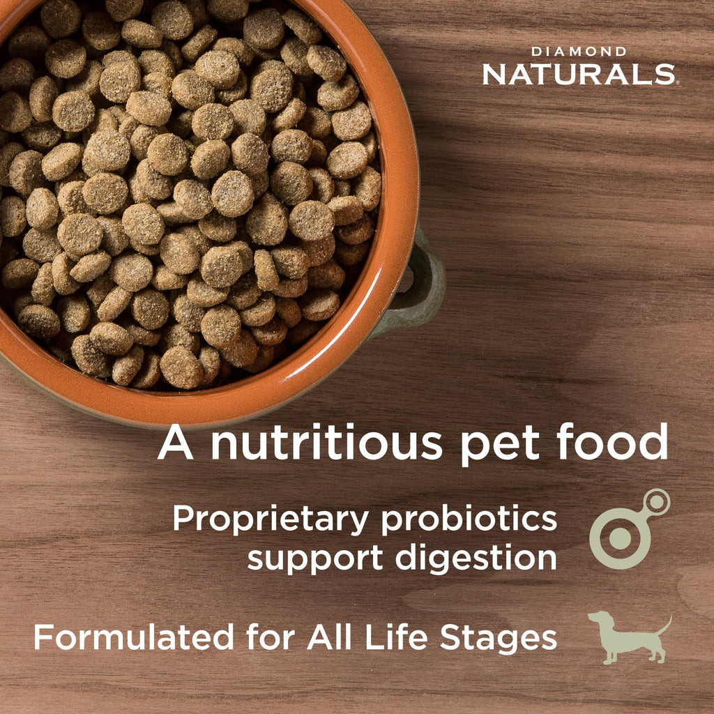 DIAMOND NATURALS Adult Dry Dog Food, Lamb Meal & Rice, 6lb