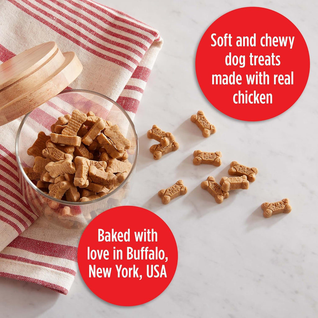 Milk-Bone Soft & Chewy Dog Treats, 25 Oz. Canister