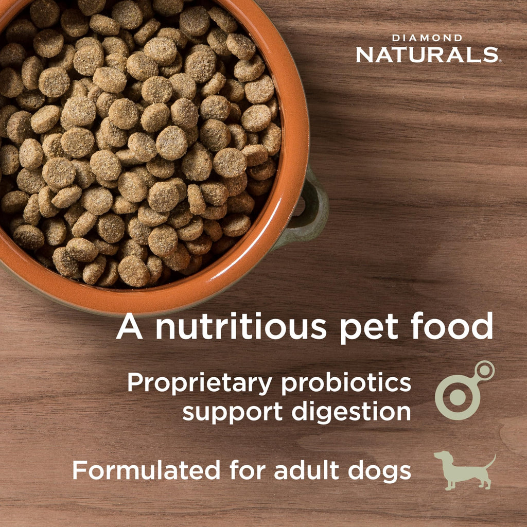 DIAMOND NATURALS Adult Dry Dog Food, Lamb Meal & Rice, 6lb