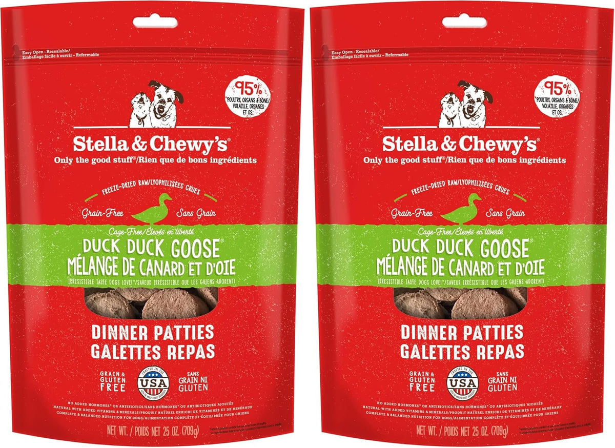 Stella & Chewy’s Freeze Dried Raw Dinner Patties – Grain Free Dog Food, Protein Rich Stella’s Super Beef Recipe – 5.5 oz
