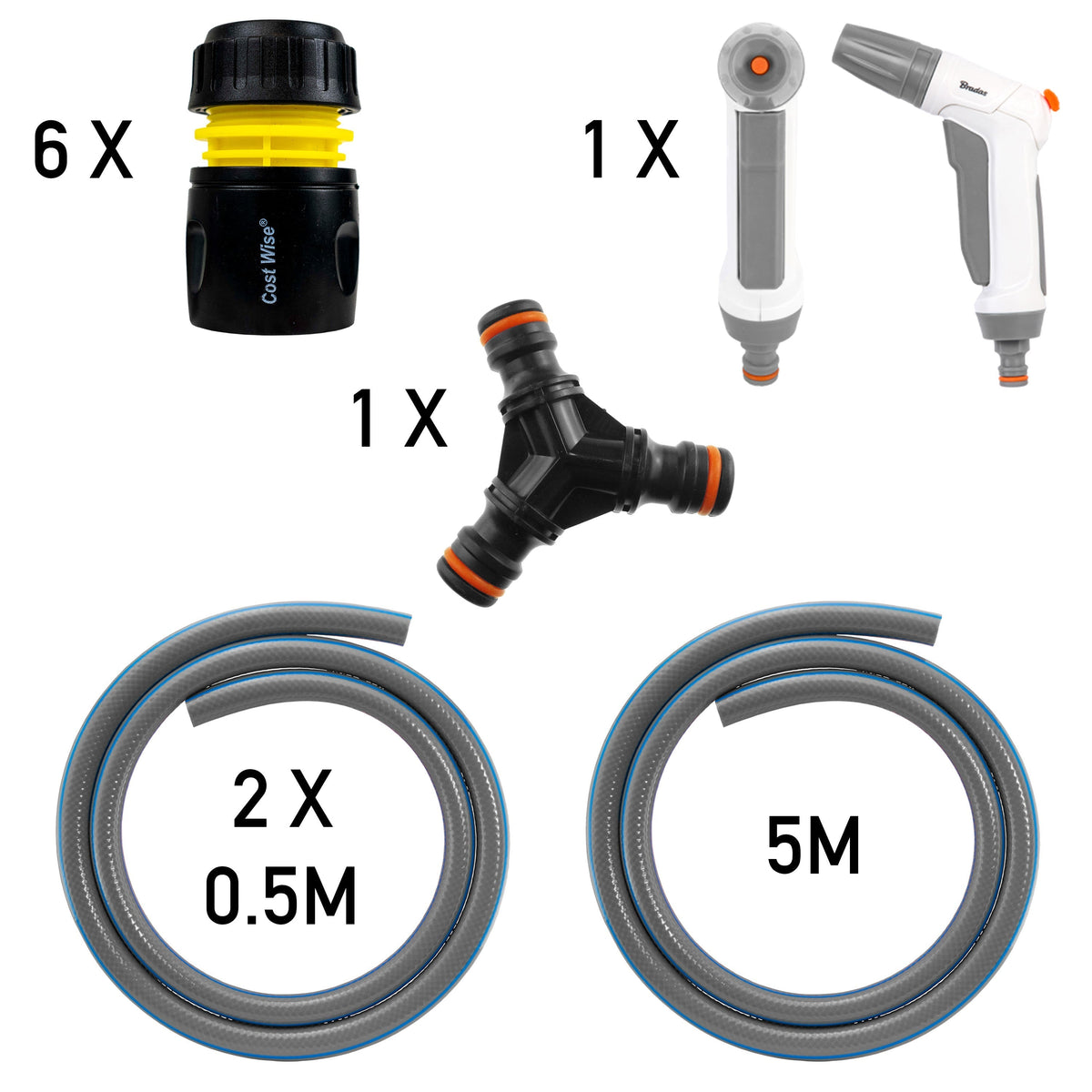 Dog Shower Mix Hot Cold Water Grey Multi Function Sprayer Dog Washing Shower Kit