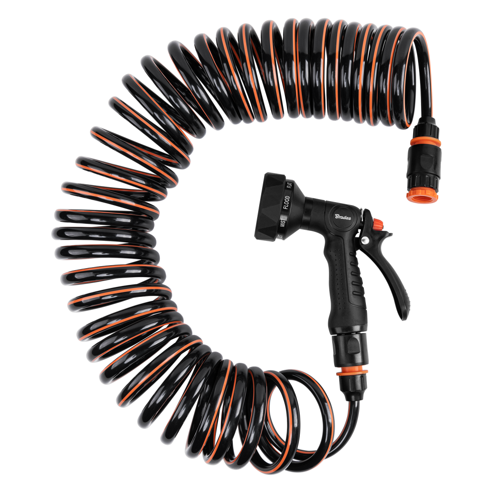 Dog Shower Kit Cold Water Spiral Hose Multi Function Sprayer Pet and Pond Supply
