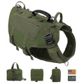 Hand Holding Rope Chest Vest Combat Leash Dog Backpack Special Training Straps