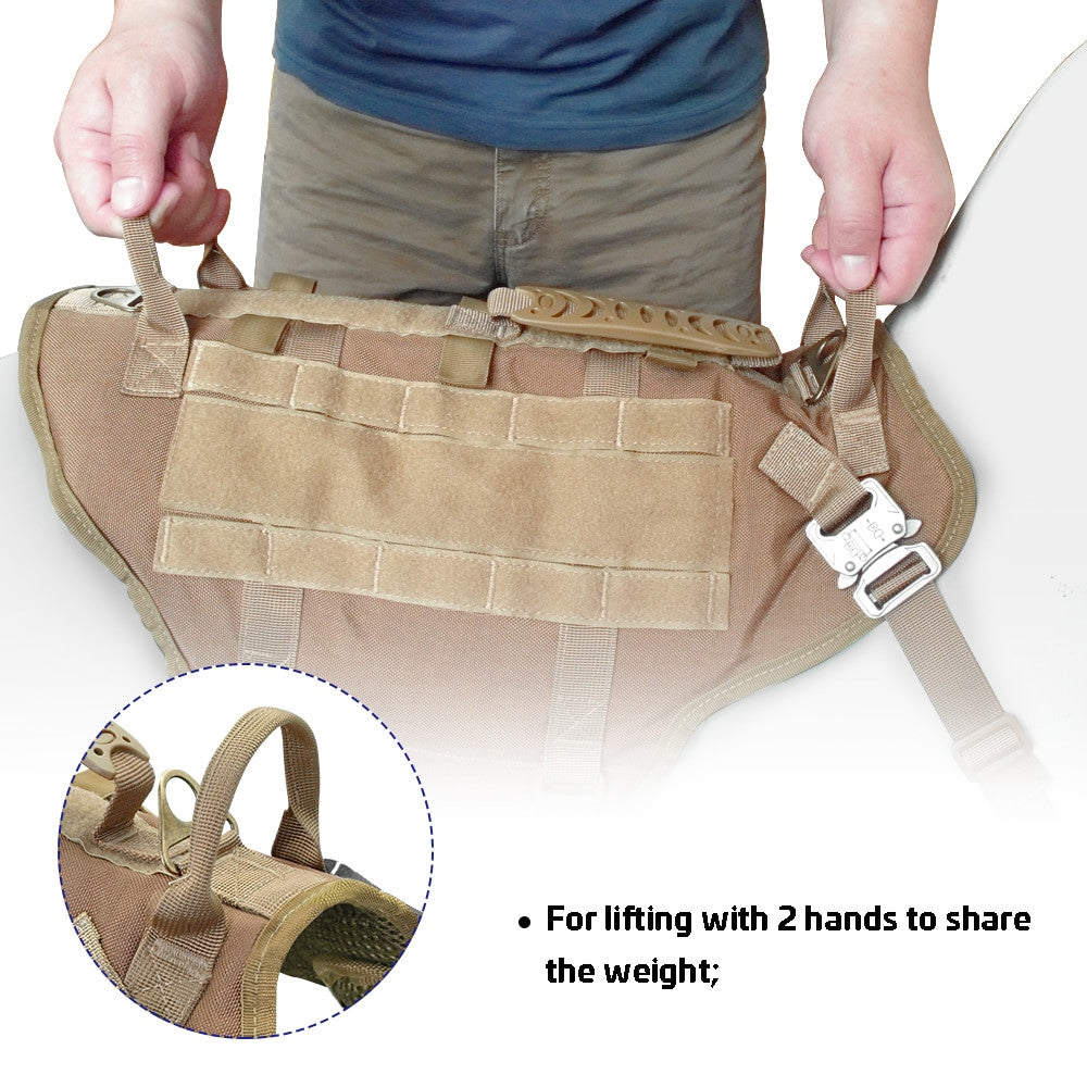 Tactical Dog Harness Military No Pull Pet Harness Vest