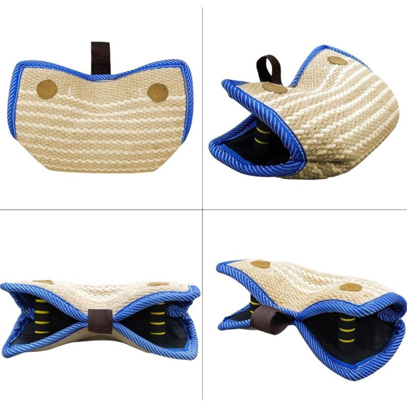 Durable Bite Dog Bite Pillow 2 Handle