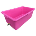 Pink Dog Bath with Drain Valve (Lime) DIY Workshop Accessory Pet and Pond Supply