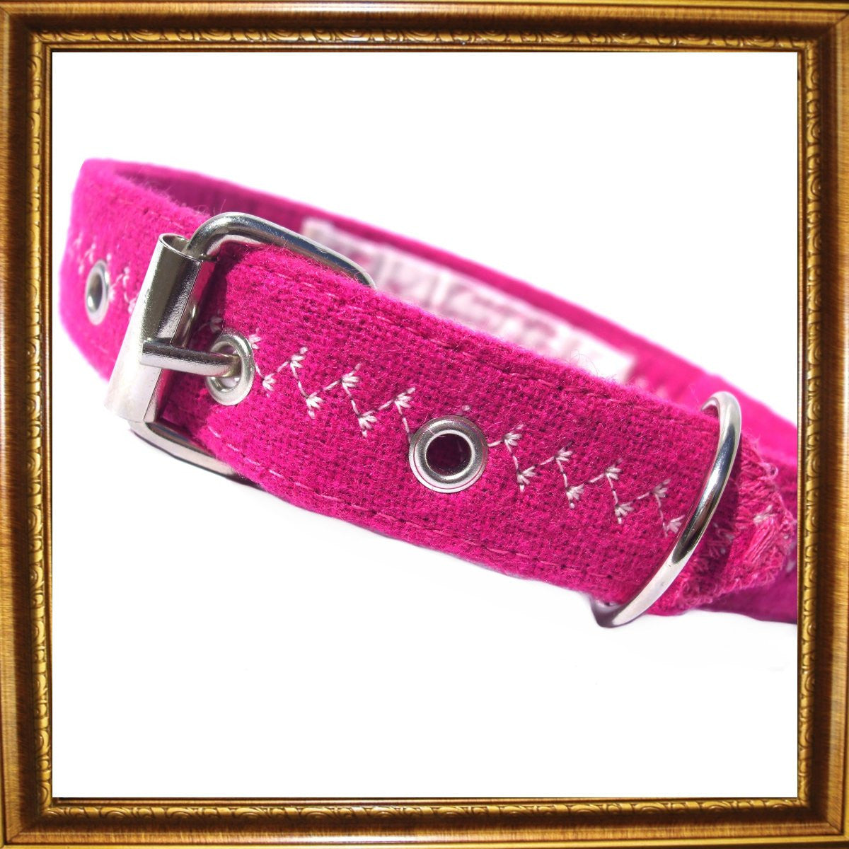Prediletto Handmade Pretty Flower Dog Collar